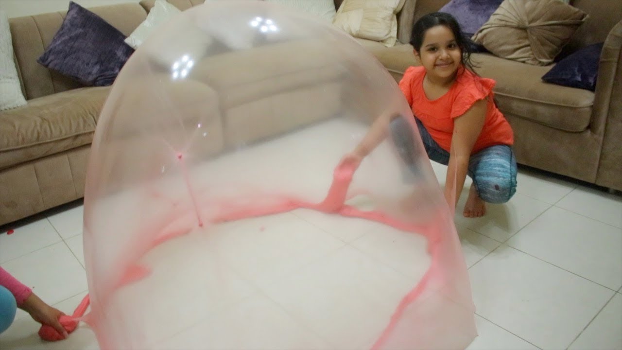 Shfa S Giant Slime Bubble يوتيوب!