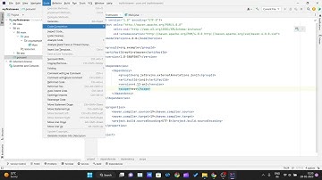 Create Maven Project and managing dependencies