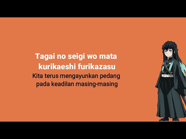 Kimetsu no Yaiba Opening Season 3 [MAN WITH A MISSION × milet - Kizuna no Kiseki] Lirik u0026 Terjemahan class=