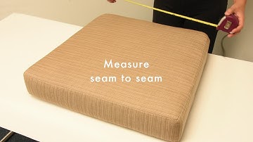 How To Measure Seat Cushion - FiberBuilt Umbrellas & Cushions