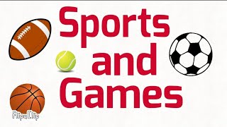 Learn names of Sports and games in English/English vocabulary for kids and beginners