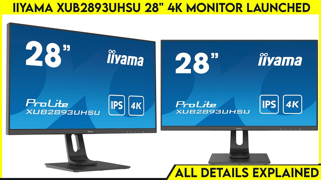 iiyama XUBUHSU " 4K Monitor Launched   Explained All Details