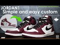 JORDAN1 Simple and easy custom
