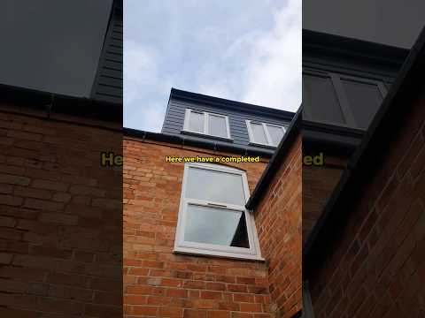 A completed dormer