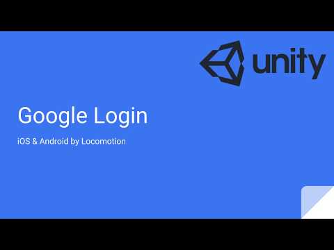 Google Login in Unity for iOS & Android