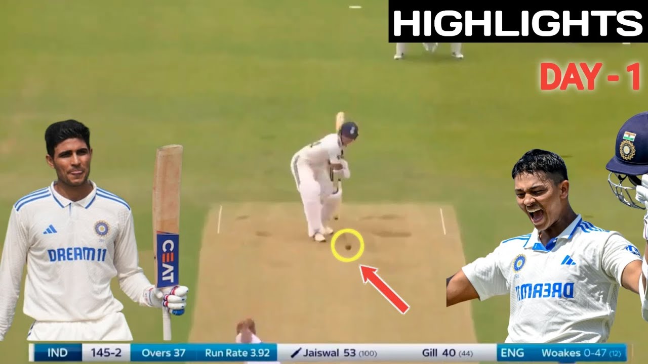 INDIA vs ENGLAND 1st Test Day 1 Highlights | IND vs ENG Highlights 2025 ...
