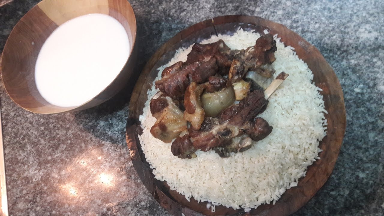 سلسلة الوصفات الصحراوية:أرز بلحم الإبل(مارو واللحم)