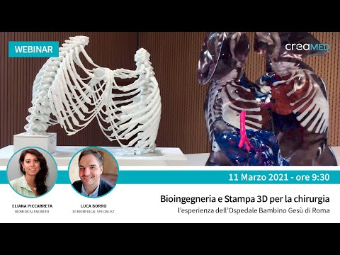 [WEBINAR] [11-03-21] Bioingegneria e Stampa 3D per la chirurgia