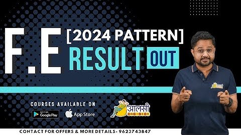 F.E 2024 PATTERN RESULTS DECLARED | IMPORTANT THINGS TO KNOW | #SPPU | Aalsi Engineer | Rounak Sir