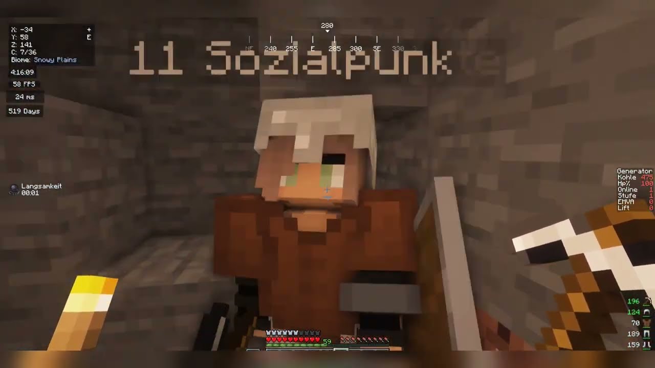 Massives Dioritabbauen mit STRAHLI für Eisen! Alte Minecraft Projekte - der Große Krater Teil 5