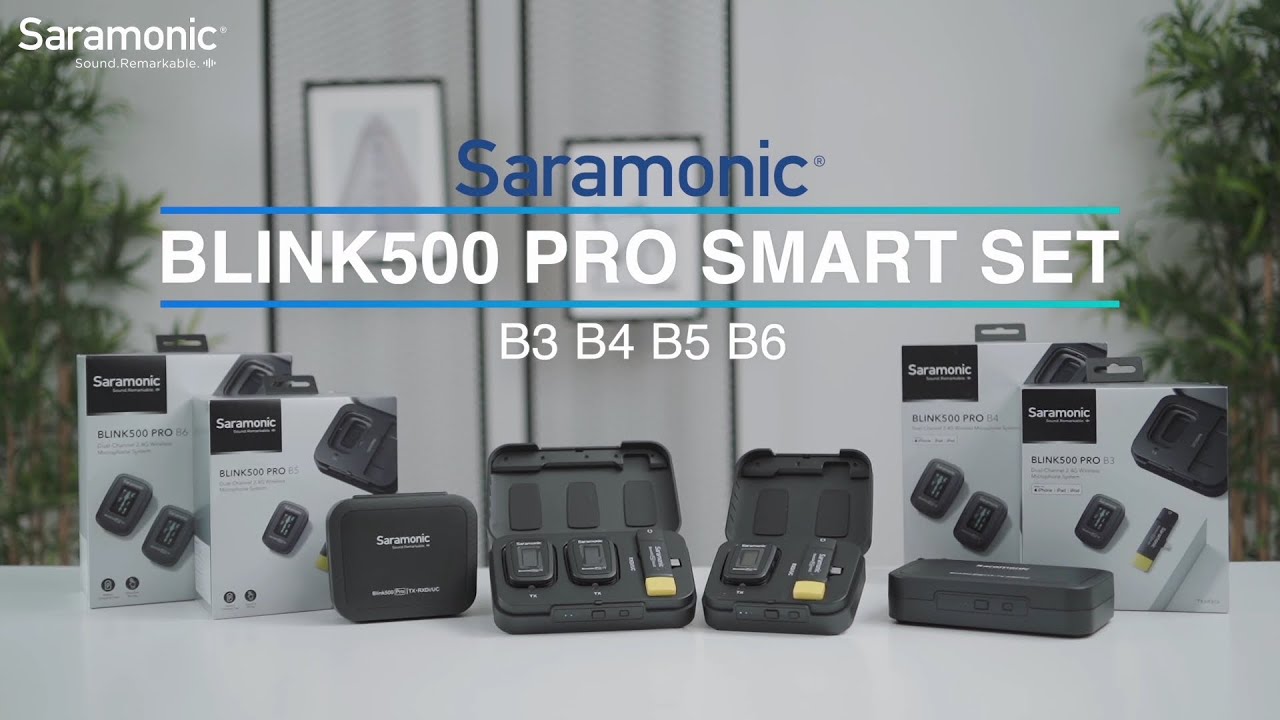 Saramonic Blink500 Pro B3-B6 Wireless Microphone System 