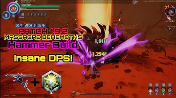 Patch 1.9.2 | Massacre Behemoth with INSANE Damage Hammer Build - Dauntless Indonesia