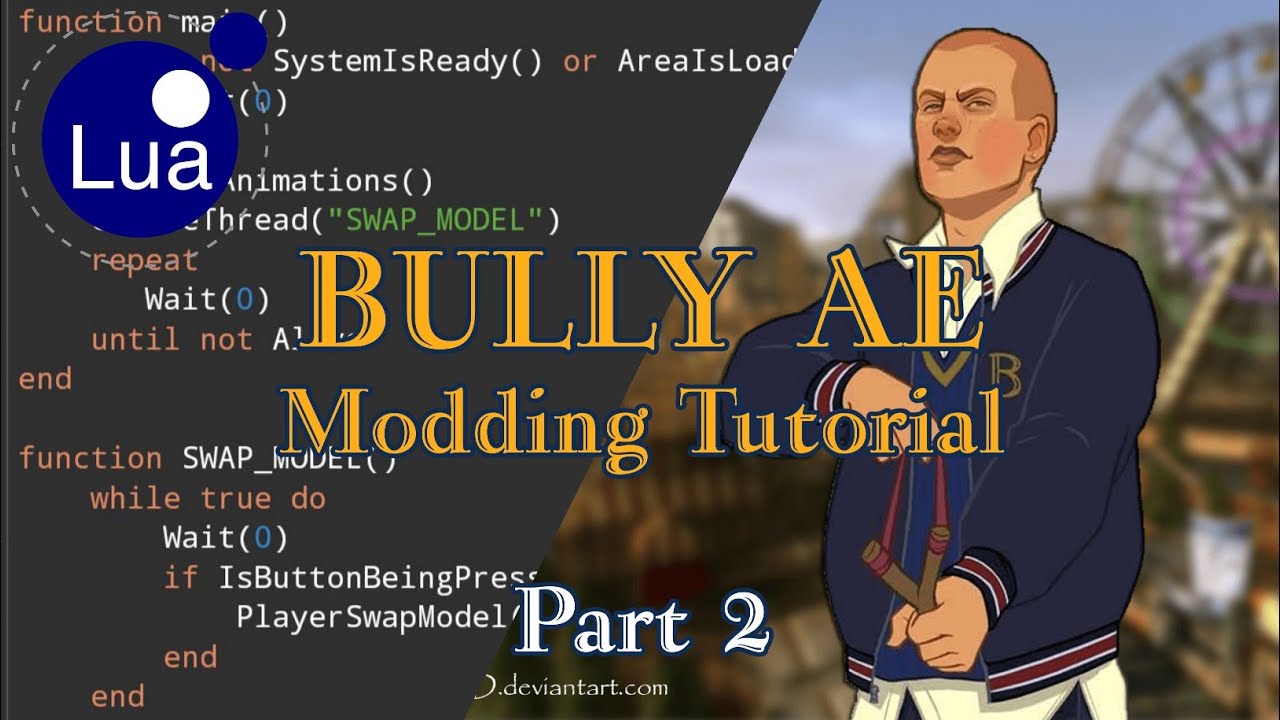 Bully AE - Modding Tutorial On Android Part 2 (Swap Model) - YouTube