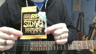 Ernie Ball Slinky Cobalt, RPS and D'Addario Balanced Tension review
