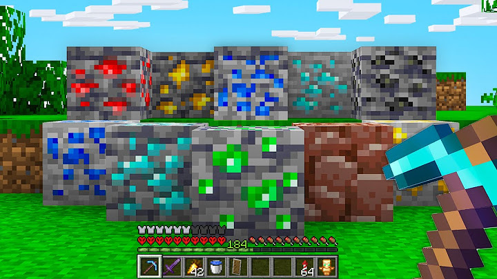J'ai MINÉ TOUS les Minerais en BLOCS sur Minecraft en 24H..