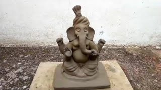 Eco Friendly Ganesh Idol Making 2021|| || Clay Model || How to make ganesh idol ||