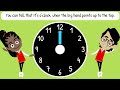 Oclock song for kids learn to tell the time on a clock with this fun song