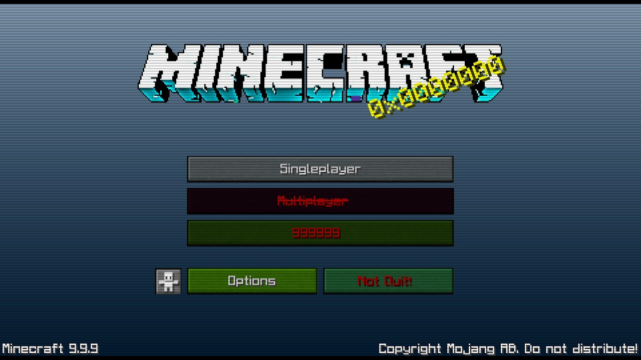Minecraft 9.9.9 Gameplay - YouTube