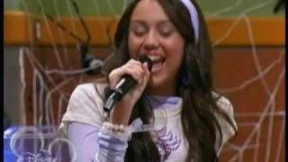 Hannah Montana - singing moments in "song sung bad"