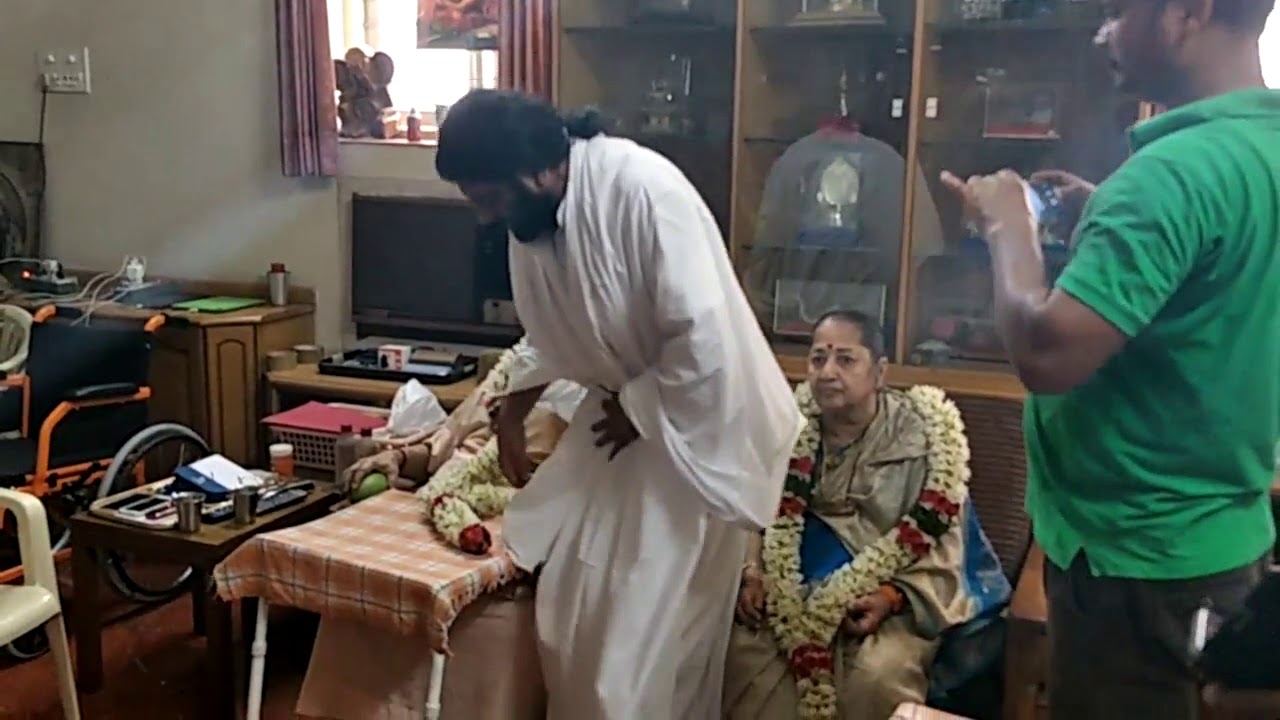 swamiji sunil das prayer T.N,Seshan wife jayalakshmi seshan