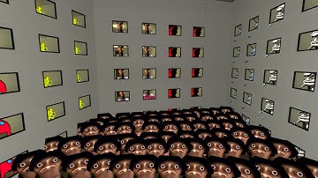 KAKKERLAK GEKKE KIKKER OBUNGA EN ALLES HIJ MIJN NAAM IS AUUGHH IN HOTEL GMOD #gmod #nextbots