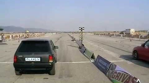 Opel Corsa A GSi C20XE Drag Race 2007 / 2008 / 2009 Video 3