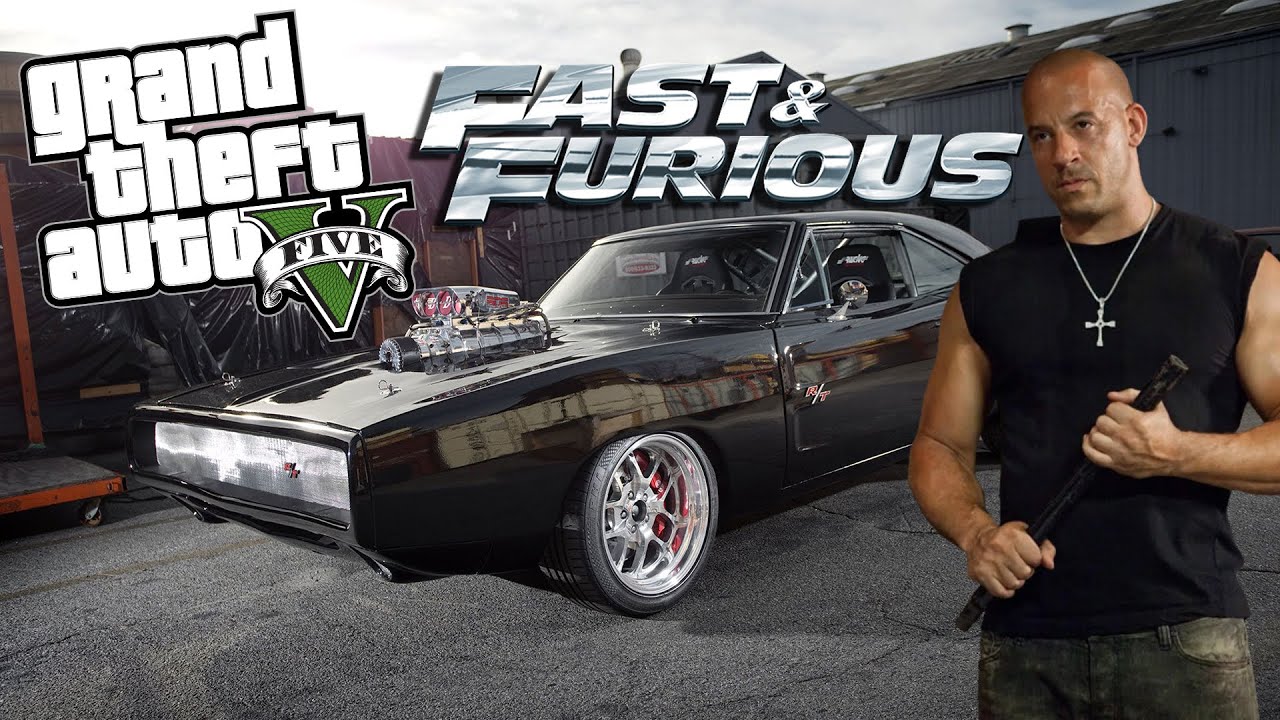 FAST AND FURIOUS 7 DANS GTA5 : AVOIR LA DODGE CHARGER 1970 DE DOMINIC  TORETTO - Mrjksaw 