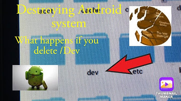 Destroying Android: what happens if we delete “/dev” kernel Android folder?