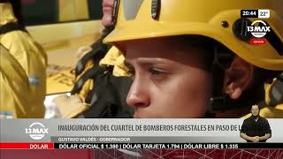 Inauguracion del cuartel de Bomberos Forestales en Paso de los Libres