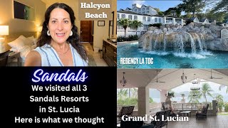 Sandals Resorts in St. Lucia Vlog & Honest Opinion