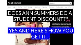 Ann Summers Student Discount | 20% Code + 70% Discount (October 2022)