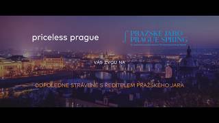 Doprovázejte ředitele Pražského jara při jeho pracovním programu #PricelessPrague