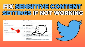 How To Fix Twitter Sensitive Content Settings if Not Working (2025)