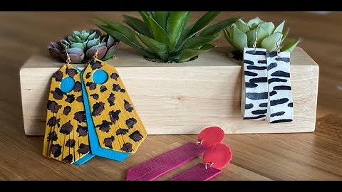 Online Class: Animal Print Earrings with FIMO Leather-Effect Oven-Bake Clay | Michaels
