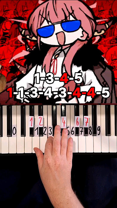 Unwelcome School Piano Tutorial #shorts