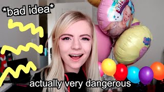 singing with helium *weird*