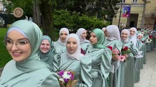 Students graduated from Bosnian School with Beautiful Nasheed's