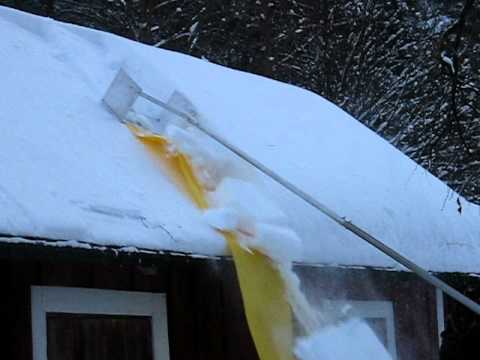 Lumenpudottaja Tarmo - lumet pois katolta ilman kiipeilyä