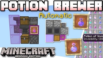 Minecraft Bedrock - TINY POTION BREWER ( Automatic Tutorial ) MCPE / PS4 / Xbox / Windows & Switch