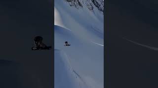 Huge Snowboard Extreme Cliff Drop & Stylish By Ryan Paterson.