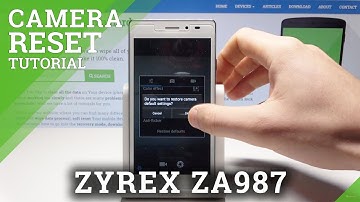 How to Restore Camera Defaults in ZYREX ZA987 - Reset Camera