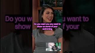 nice backsound for sweet talk with beautiful Morena Baccarin #funny #craigferguson #comedy #shorts