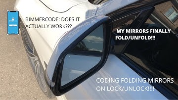 BIMMERCODE: MIRRORS FOLDING/UNFOLDING ON LOCK/UNLOCK