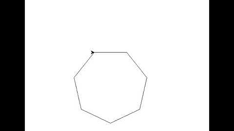 Python Turtle - Draw a heptagon