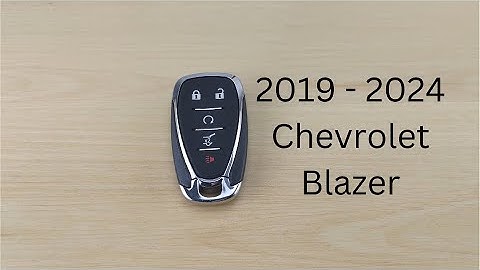How To Replace or Change Chevrolet Blazer Remote Key Fob Battery 2019 - 2024