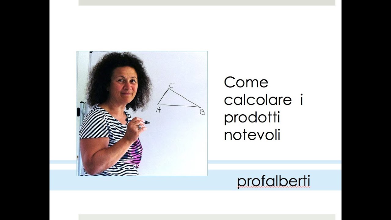 Prodotti Notevoli Quadrato Di Un Trinomio Youtube
