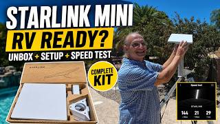 Starlink Mini Unboxing, Setup and Real Speed Test