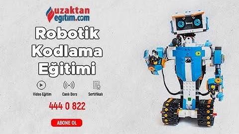 Uzaktan Eğitim - Somut Kodlama - Robotik Kodlama Eğitimi
