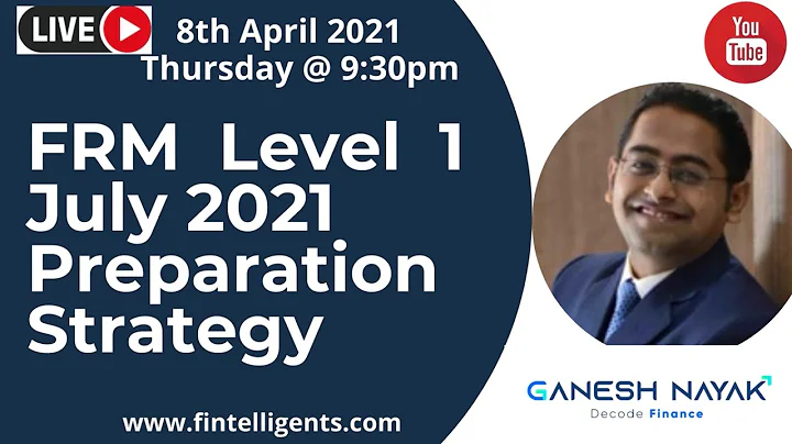 FRM level 1 July 2021 Preparation Strategies | Important Topics | Study Plan