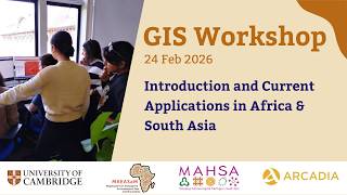 Introduction and Current GIS Applications in Africa South Asia GIS Workshop Feb 2026
